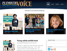 Tablet Screenshot of plymouthvoice.com